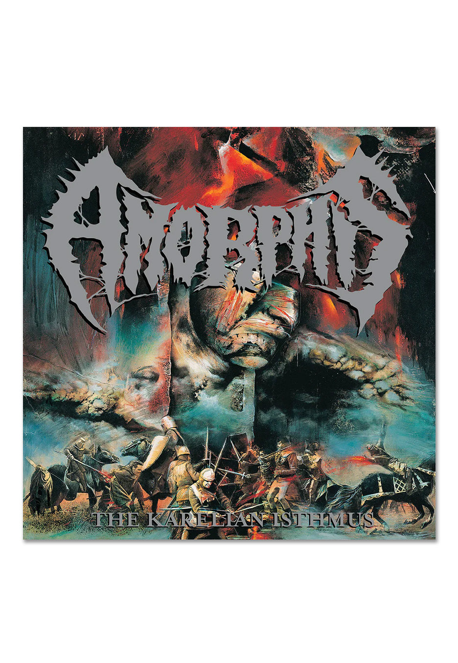 Amorphis Karelian Isthmus LP blu argento galaxy melodic