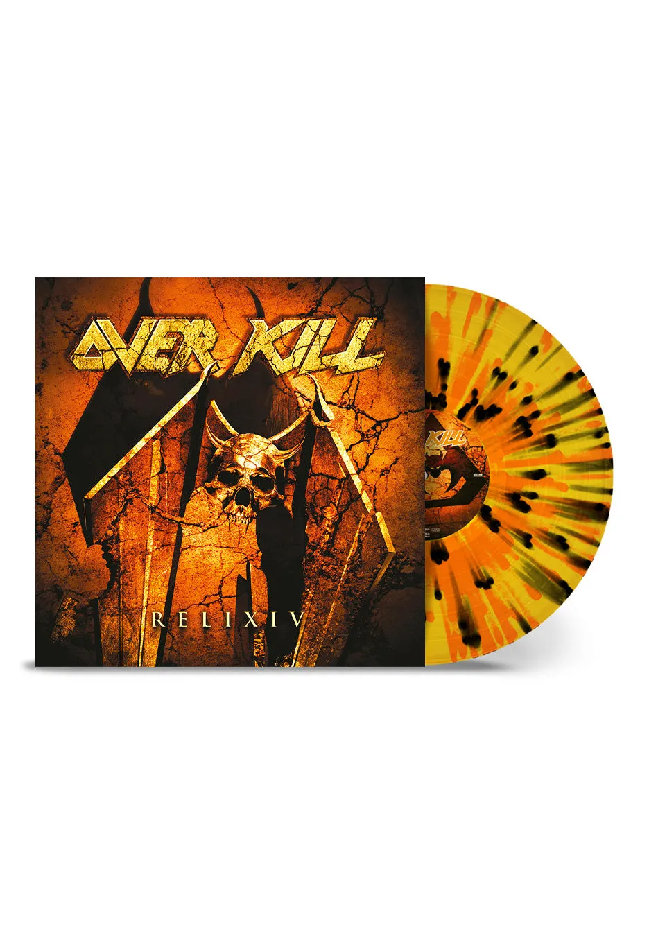 Overkill Reli XIV vinile splatter giallo limitato