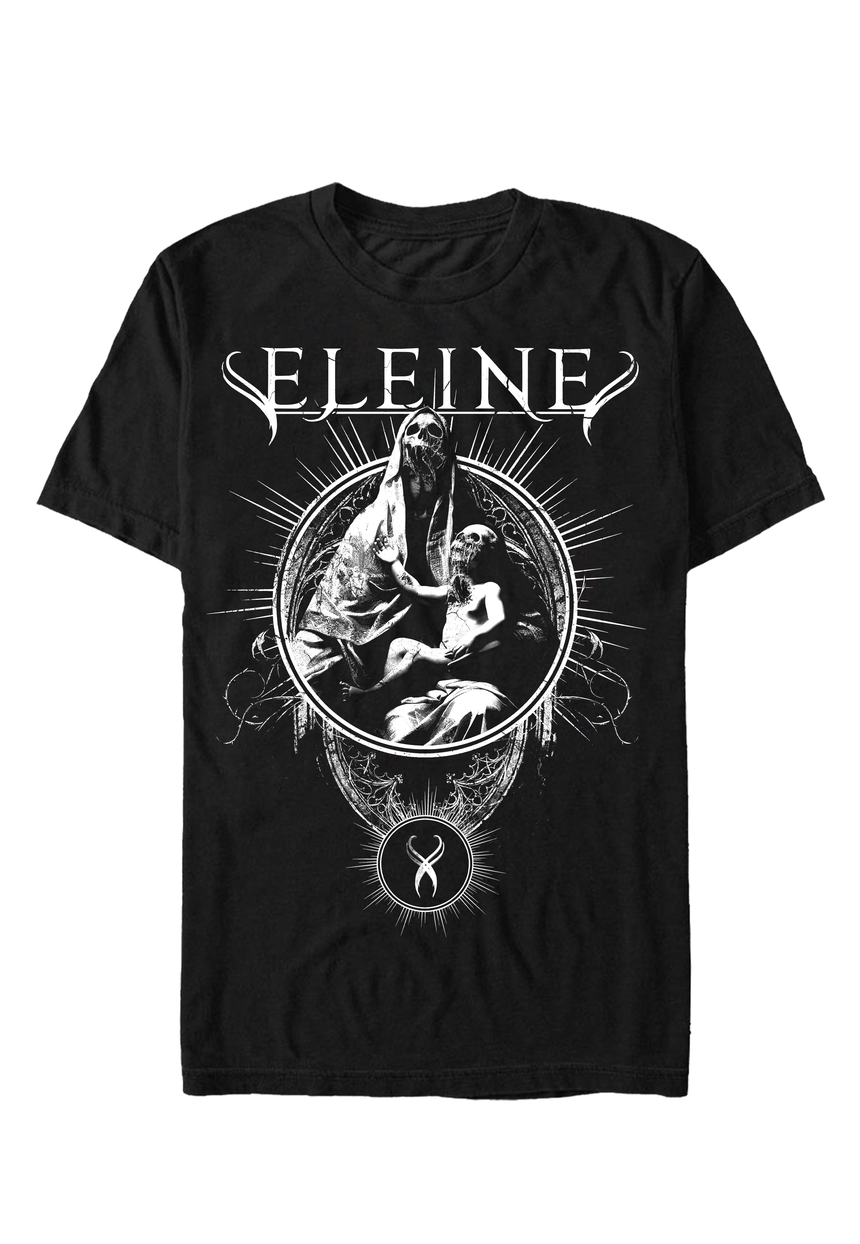 Eleine Born A Sinner t-shirt nera maglietta metal manica corta
