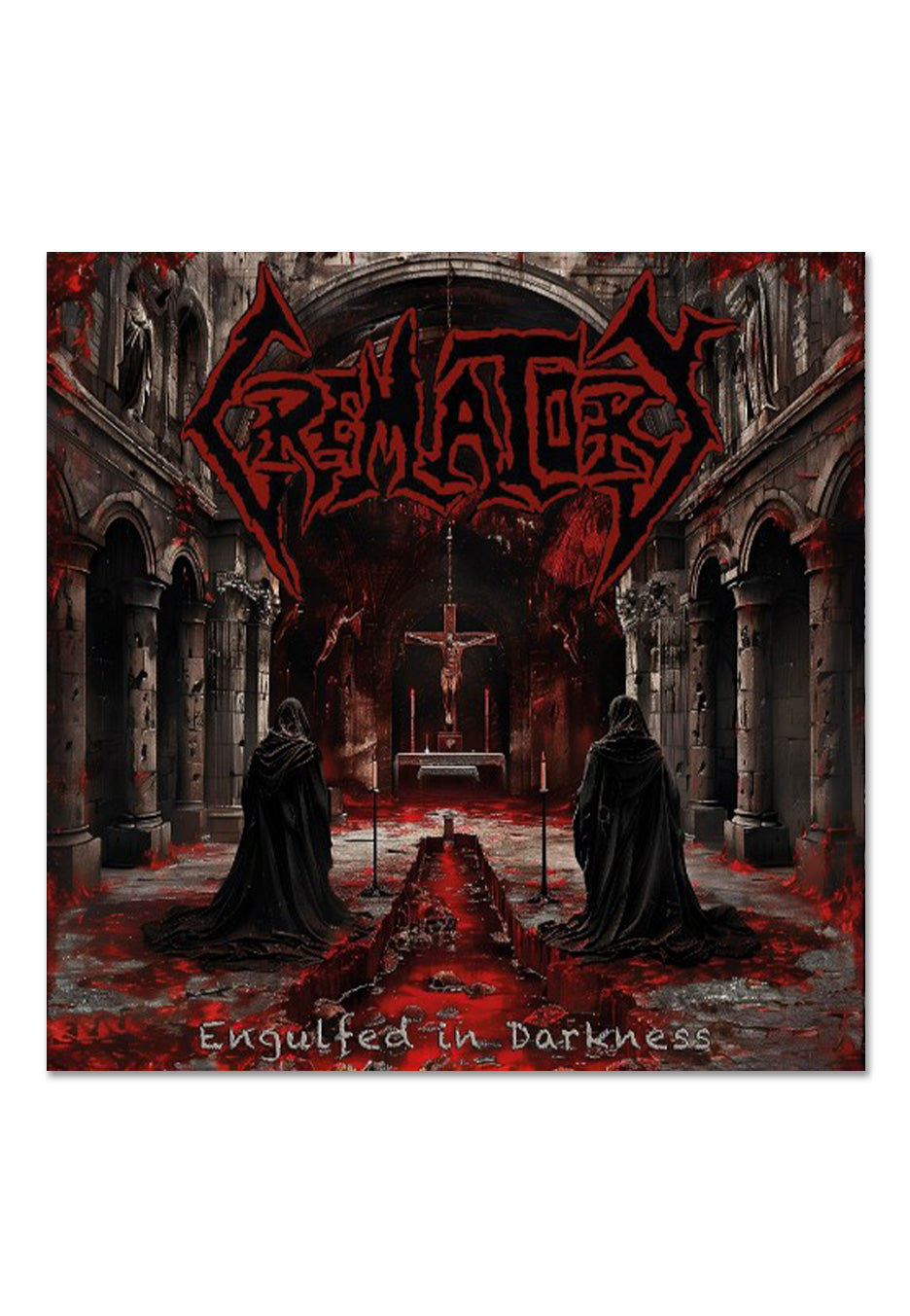 Crematory Engulfed In Darkness Vinile Marmorizzato Rosso