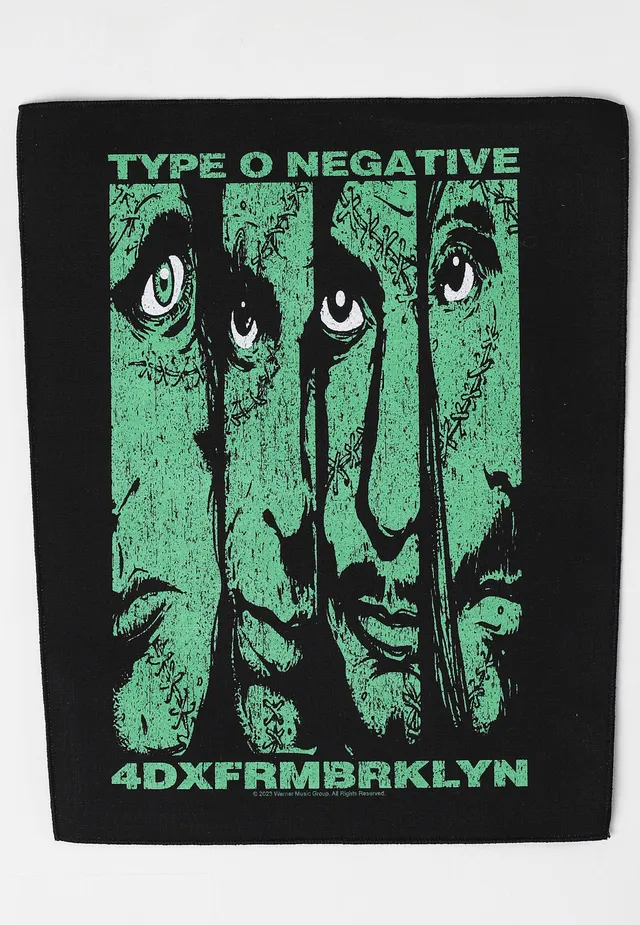 Type O Negative 4DXFRMBRKLYN backpatch toppa gothic