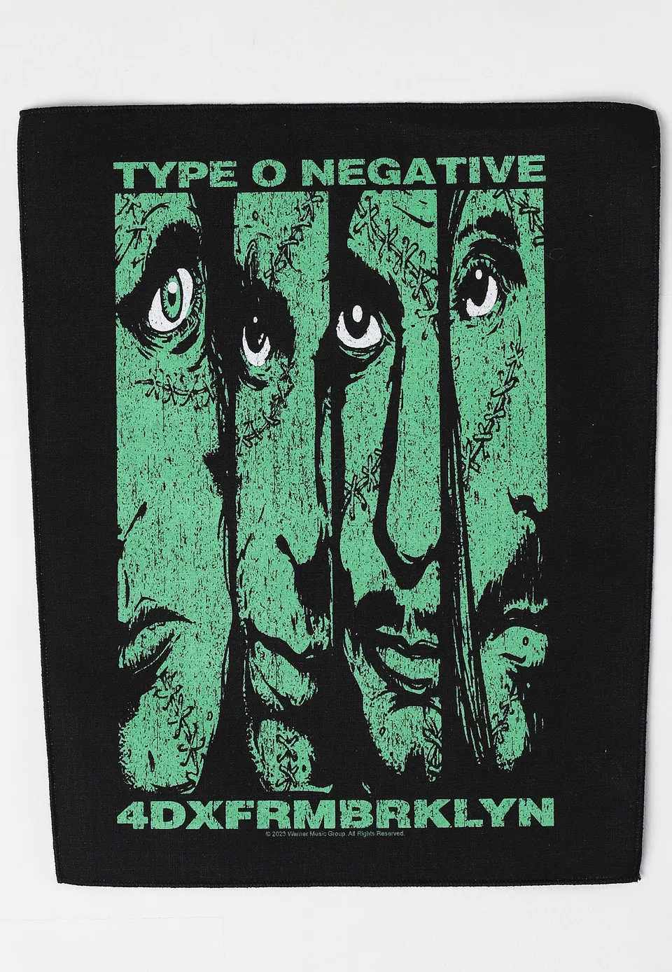 Type O Negative 4DXFRMBRKLYN backpatch toppa gothic