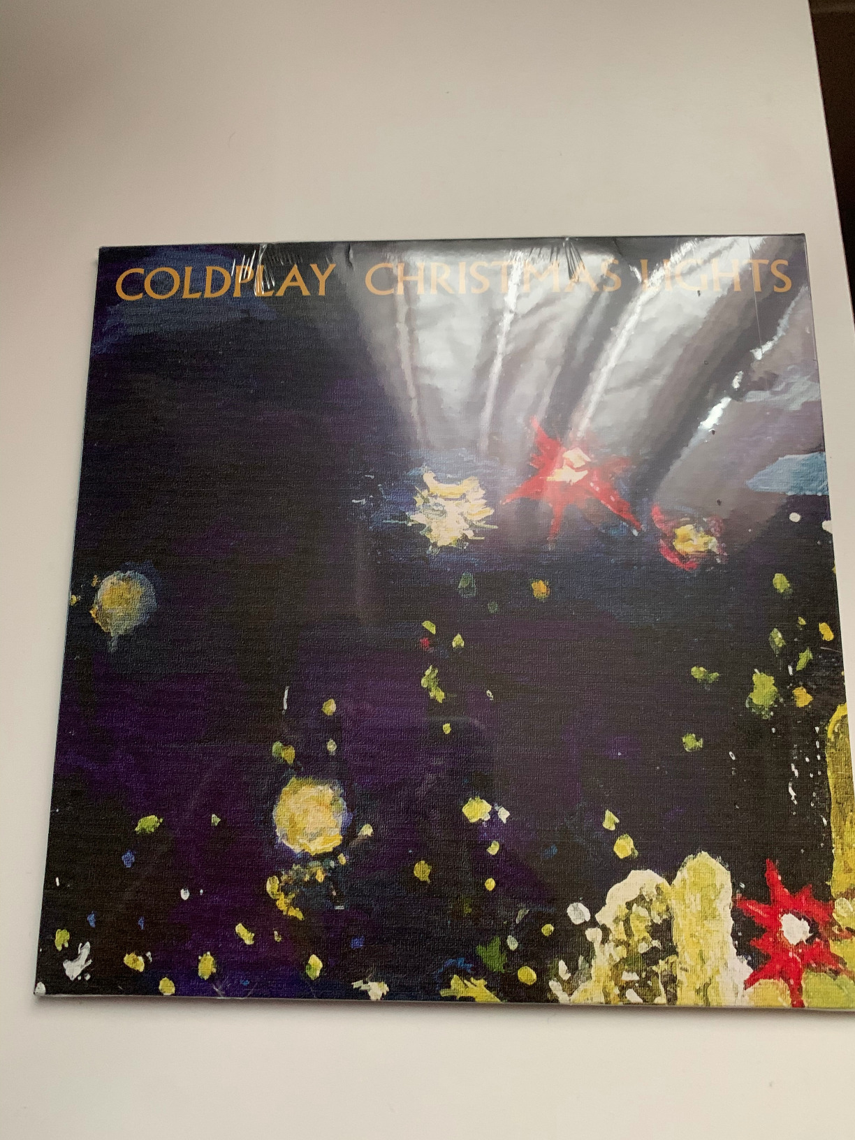 Coldplay Christmas Lights LP vinile blu 7 pollici