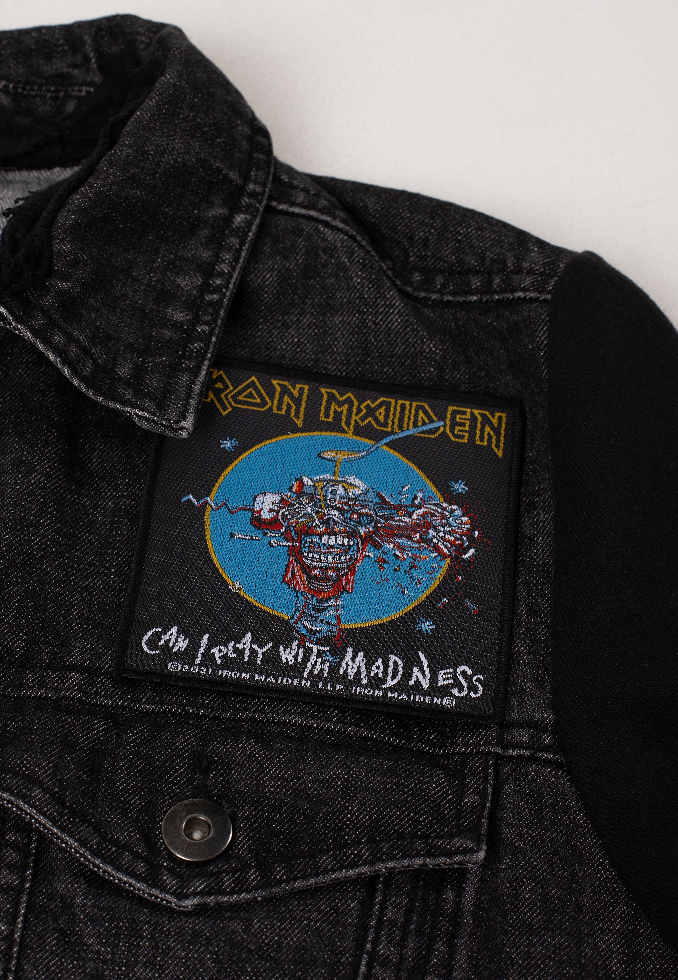 Iron Maiden Can I Play With Madness toppa nera taglia unica