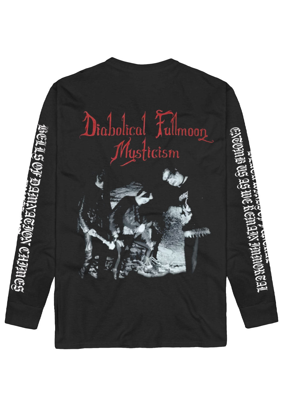 Immortal Diabolical Fullmoon Mysticism longsleeve nero