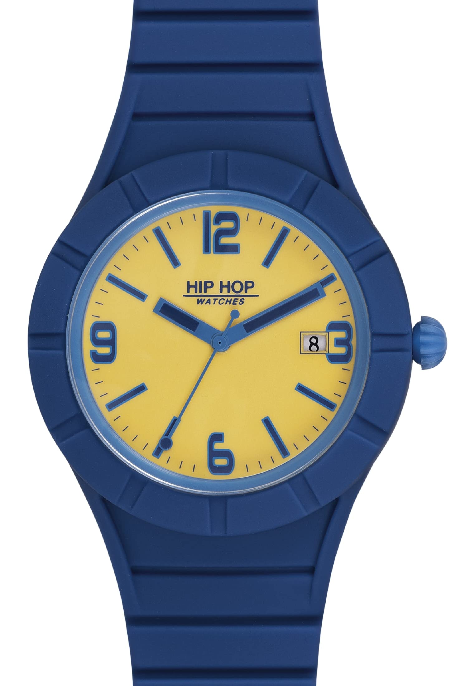 Hip Hop X Man Blu orologio uomo 42mm silicone