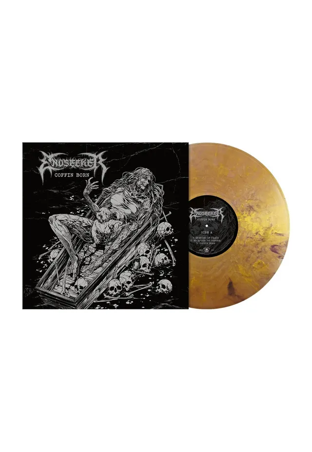 Endseeker Coffin Born EP vinile LP oro marmorizzato