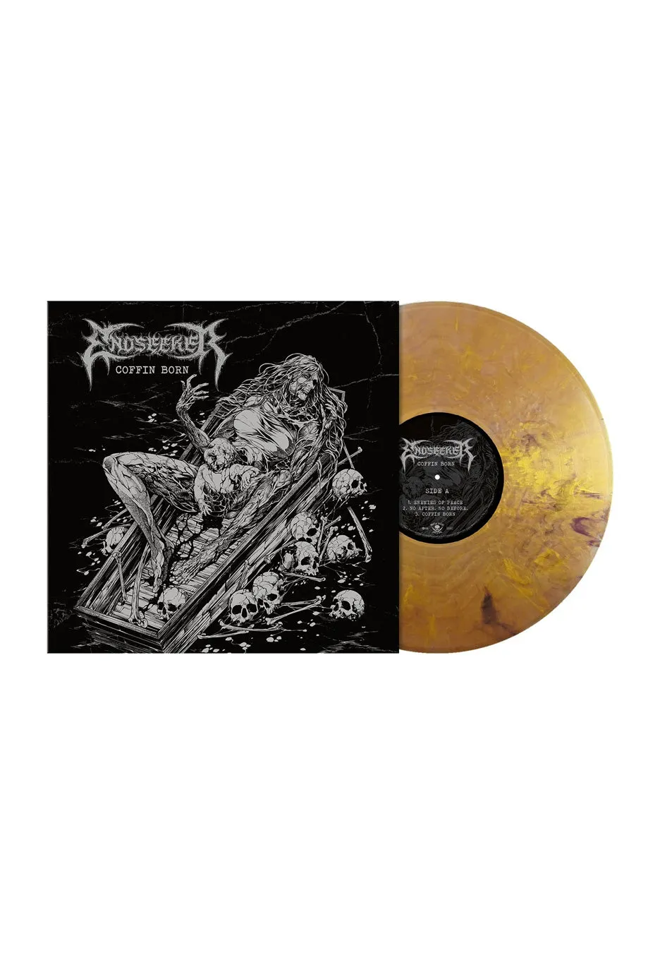 Endseeker Coffin Born EP vinile LP oro marmorizzato