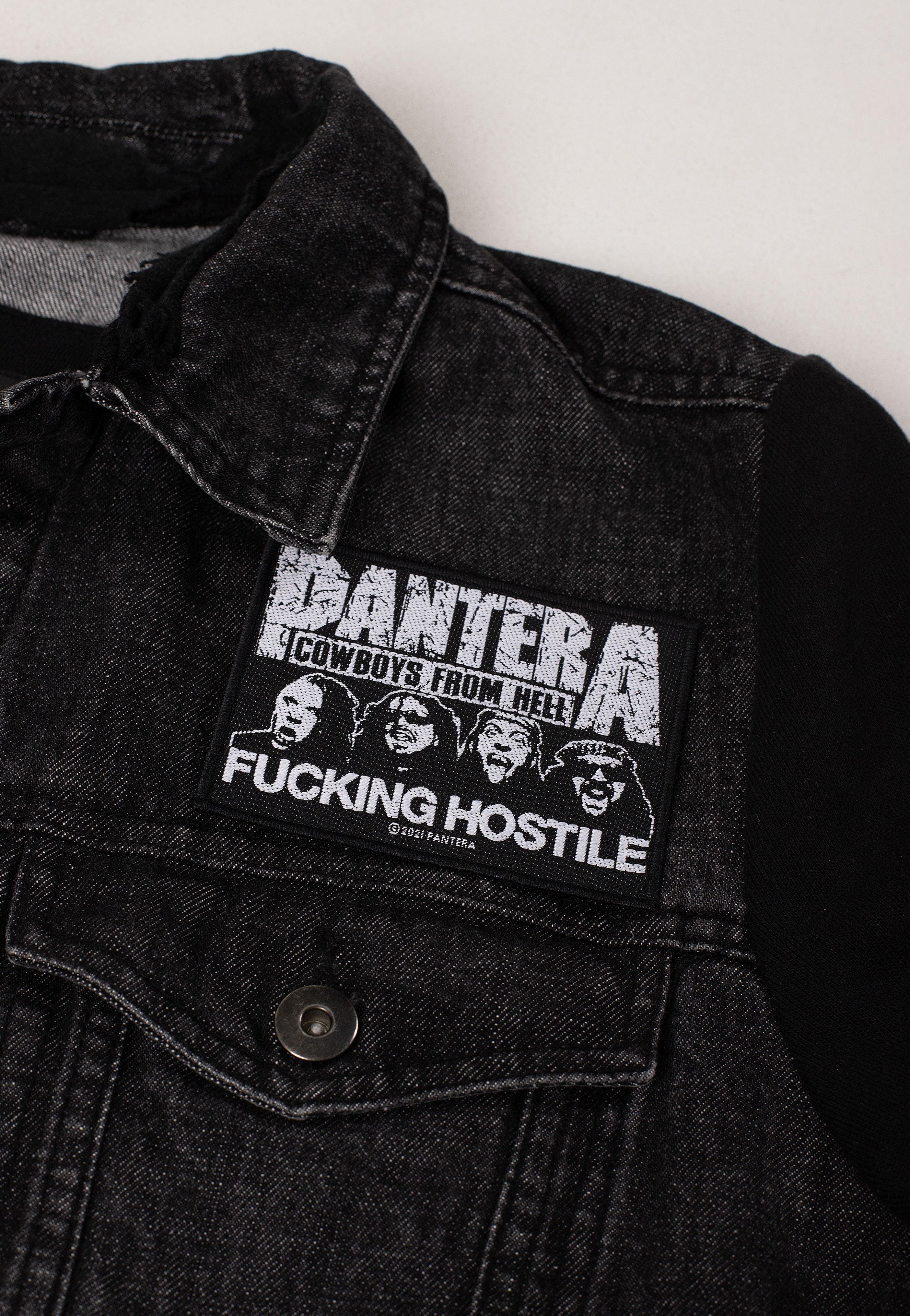 Pantera Fucking Hostile patch toppa nera onesize