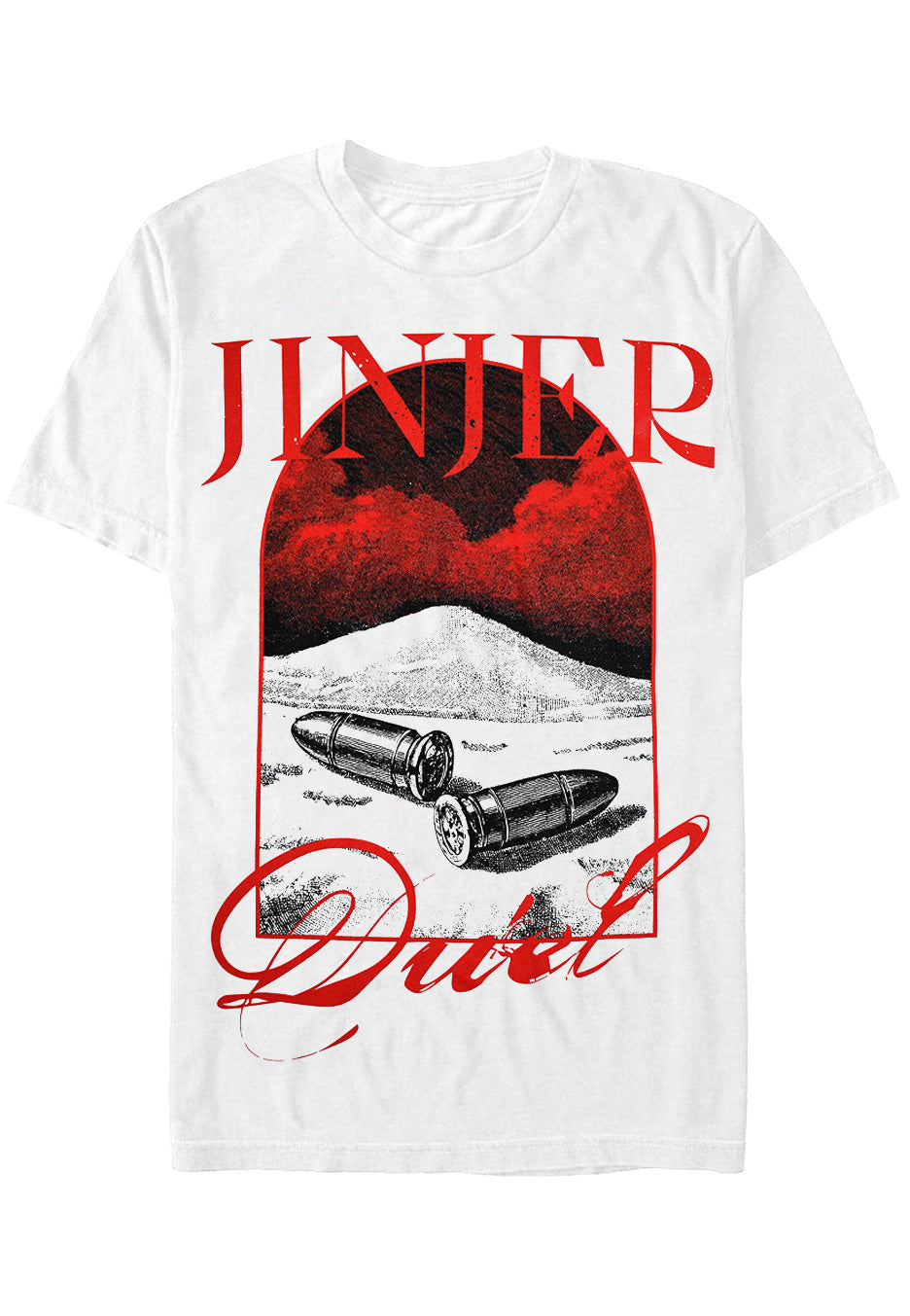 Jinjer Horizon maglietta bianca manica corta