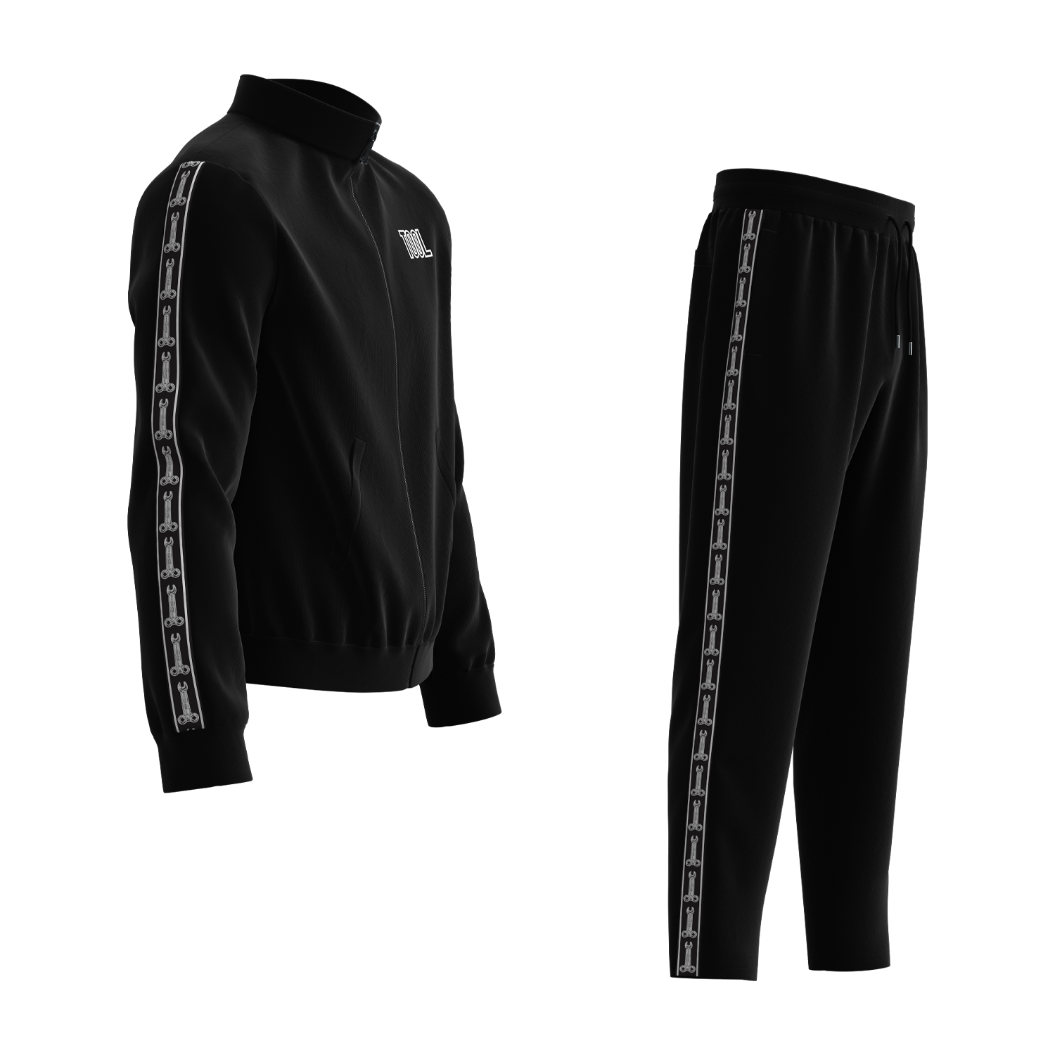 Tool Wrench Tracksuit Set Tuta Completa Poliestere L
