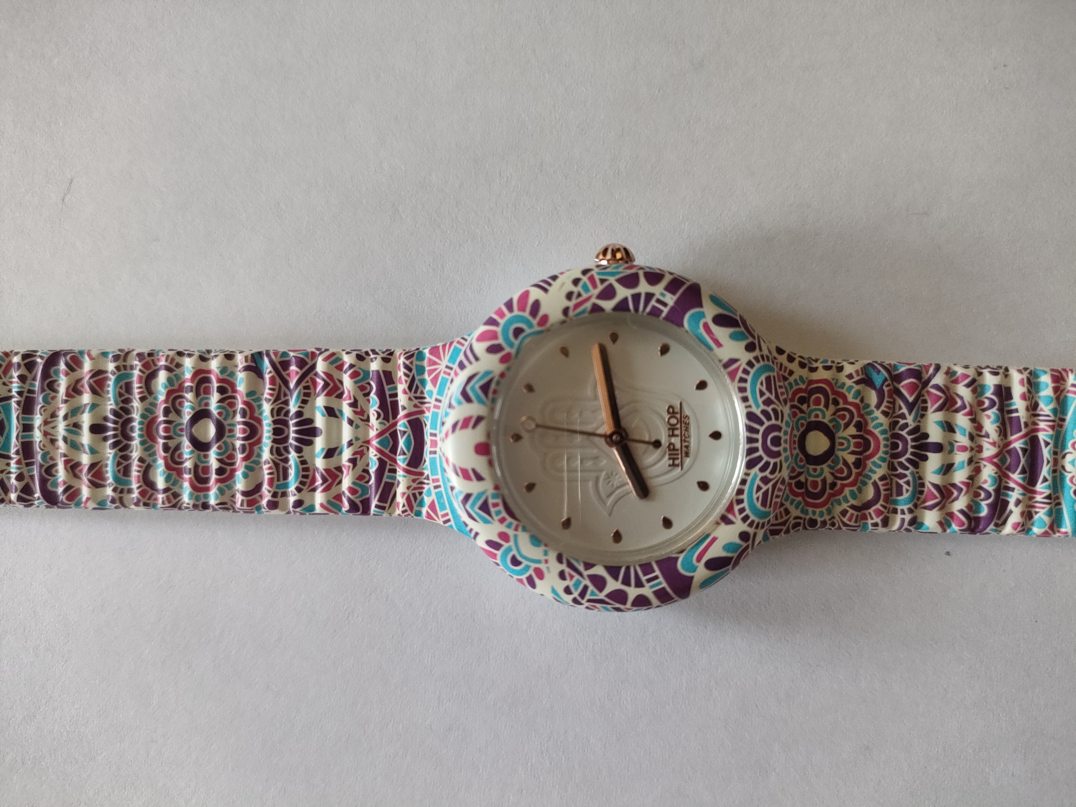 Hip Hop HERO 32 Mandala Orologio Donna Blu-Rosso HWU1040