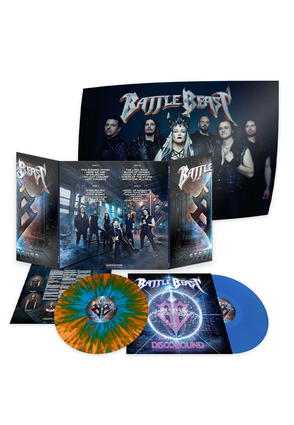Battle Beast Steelbound 2 LP Colorato Splatter Power Metal