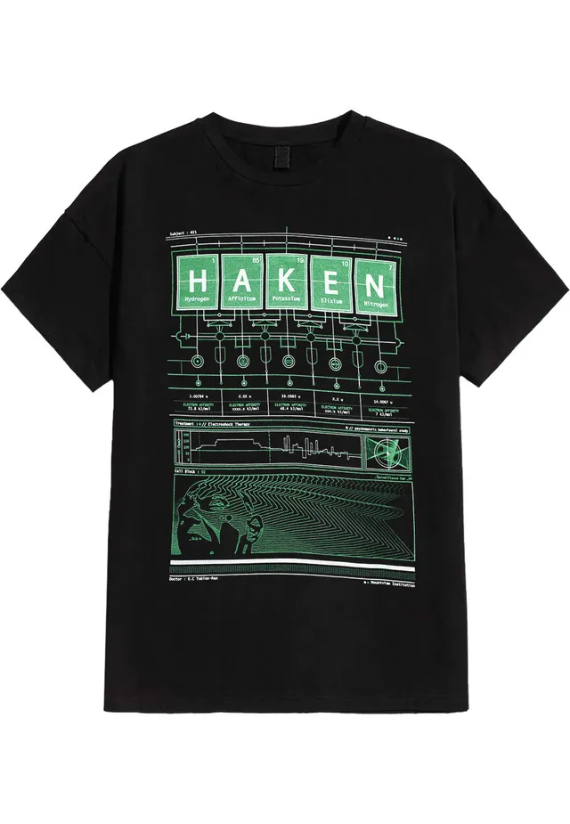 Haken Electroshock Therapy t-shirt nera manica corta