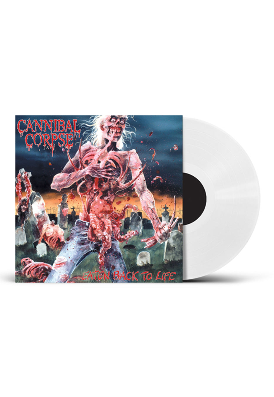 Cannibal Corpse Eaten Back To Life vinile LP bianco limitato