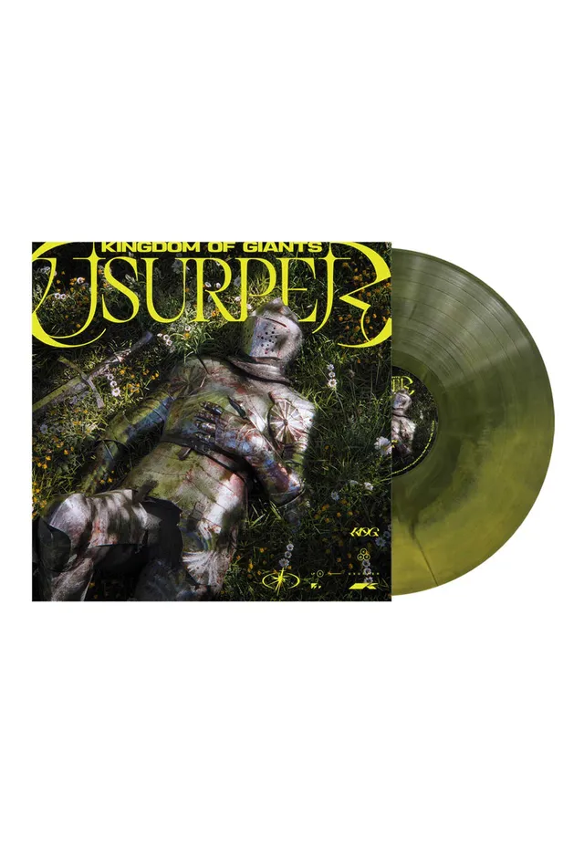 Kingdom Of Giants Usurper vinile LP galaxy verde giallo limitato
