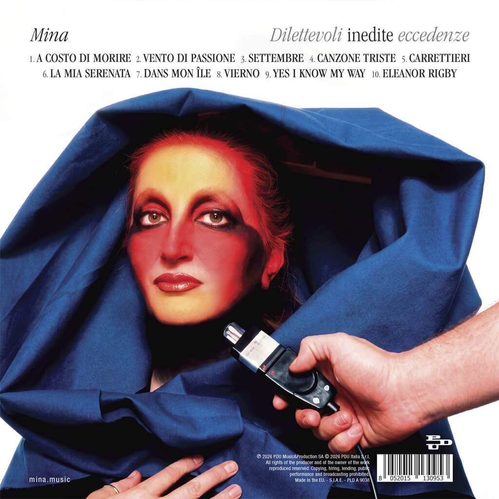 Mina Dilettevoli Inedite Eccedenze CD disco cover