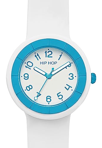 Hip Hop Hero.Dot Neon Blue orologio donna silicone 34 mm quarzo