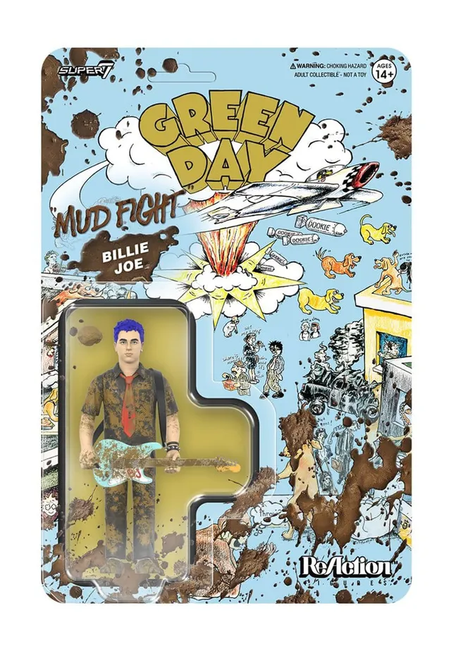 Green Day Billie Joe Armstrong Mud Fight figure ReAction