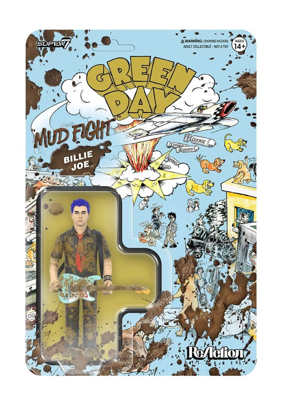 Green Day Billie Joe Armstrong Mud Fight figure ReAction