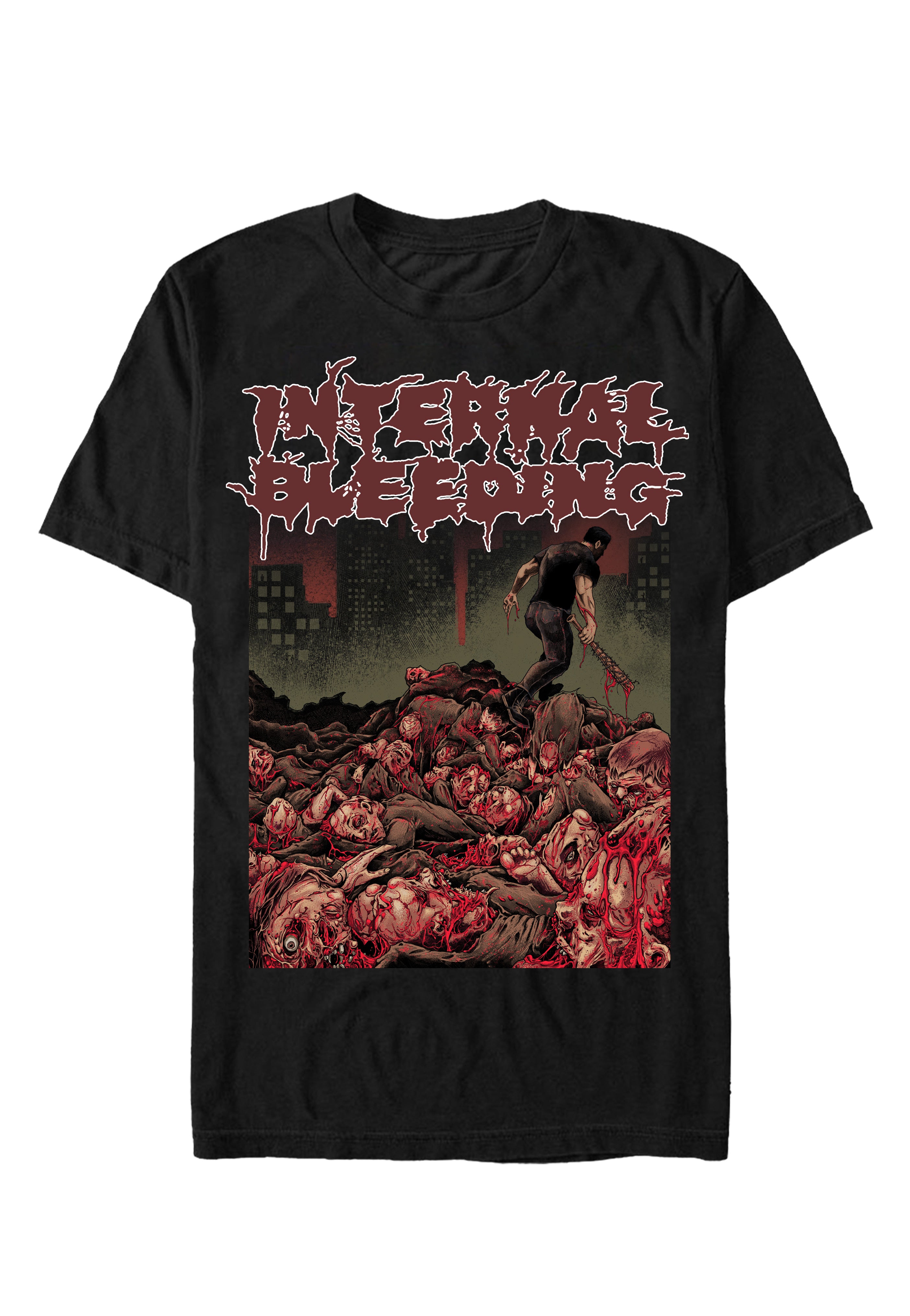 Internal Bleeding Settle All Scores maglietta nera death metal