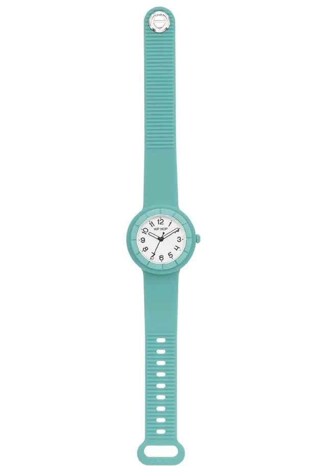 Hip Hop Hero.Dot Orologio Donna Bianco 34 mm Soft Touch