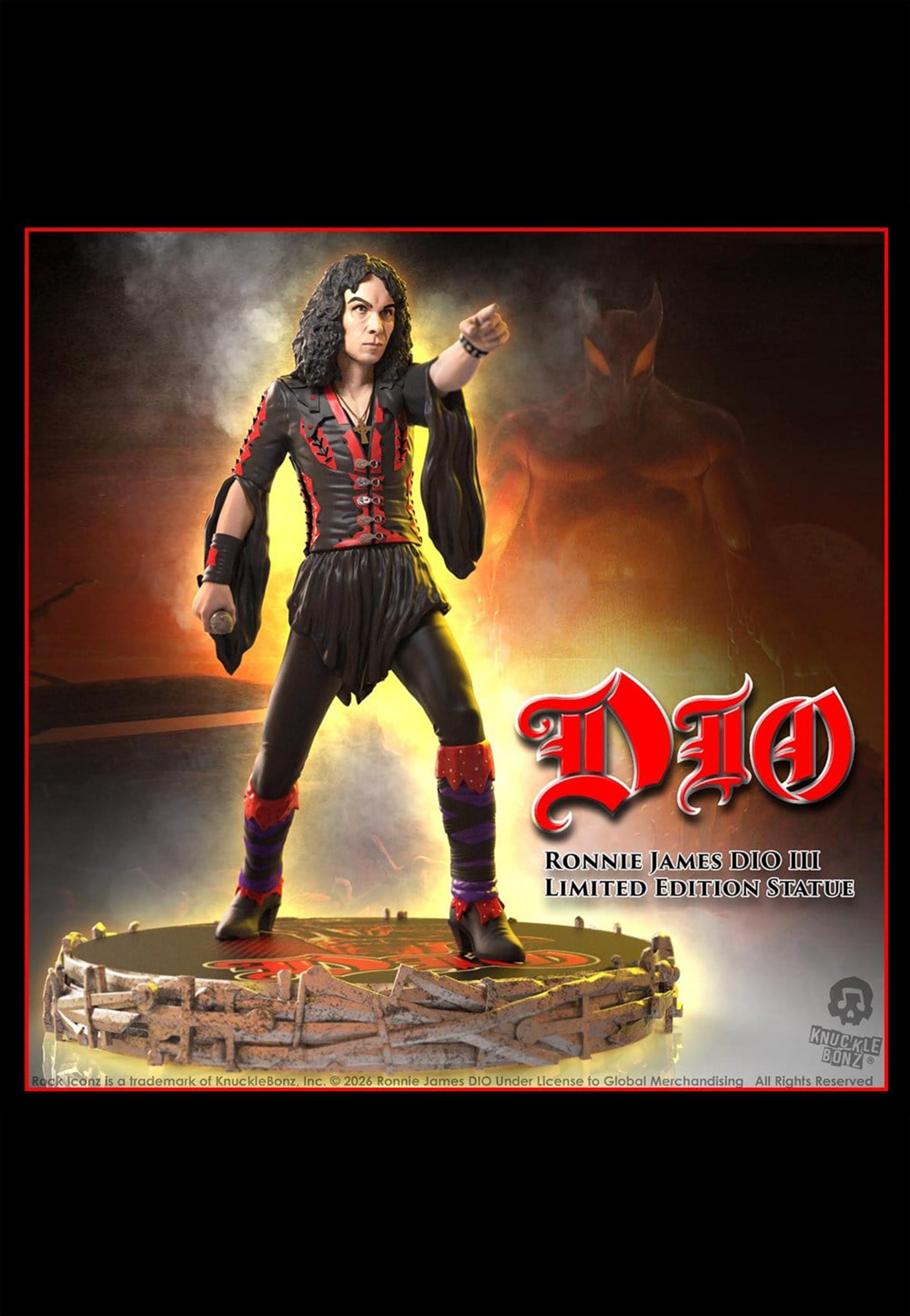 Dio Rock Iconz James Dio III statua edizione limitata
