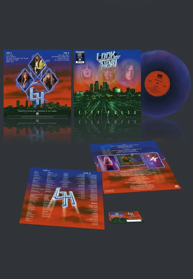 Lockhart City Pulse LP vinile nightsky sparkle classic rock