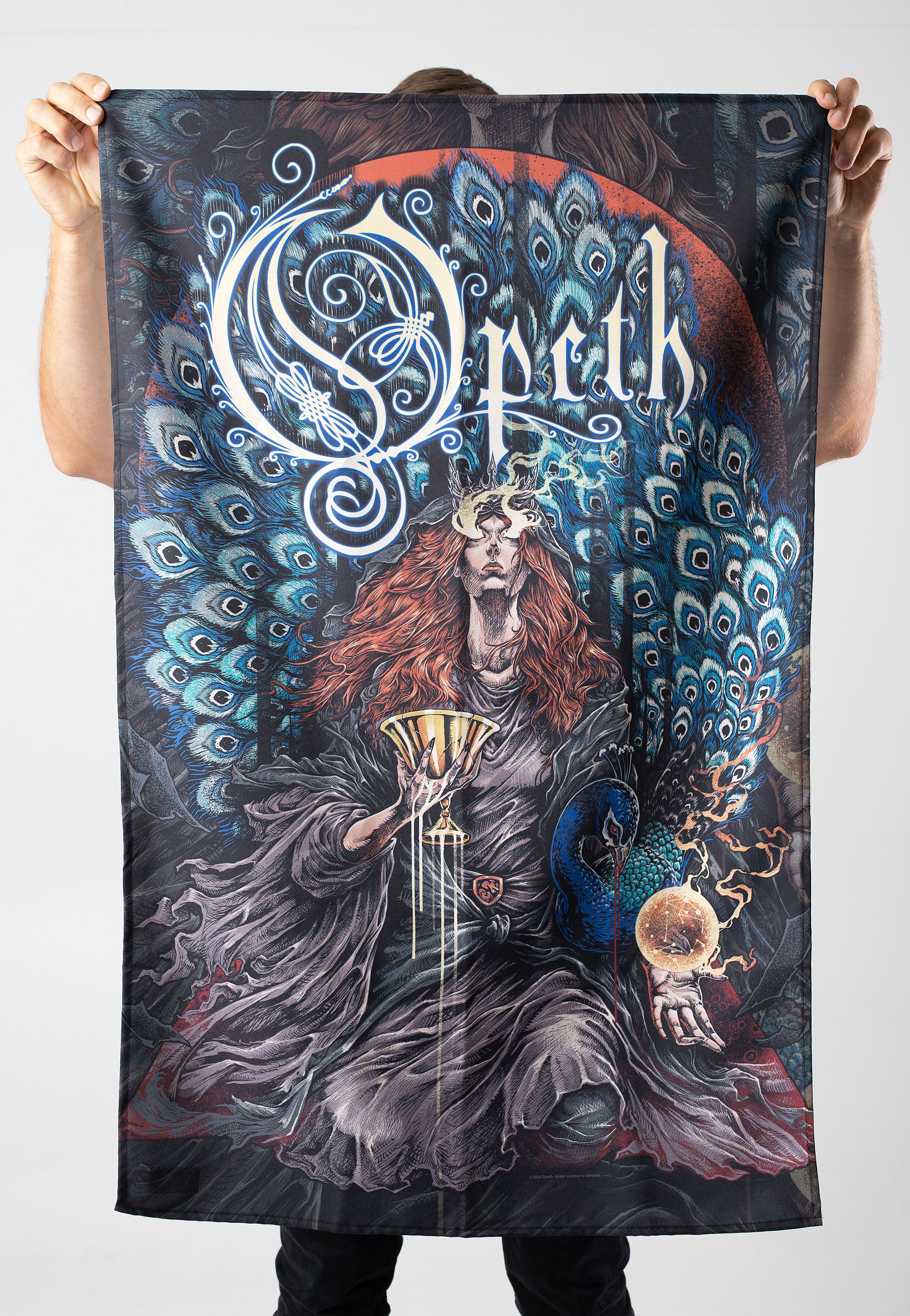 Opeth Sorceress bandiera merchandising multicolore