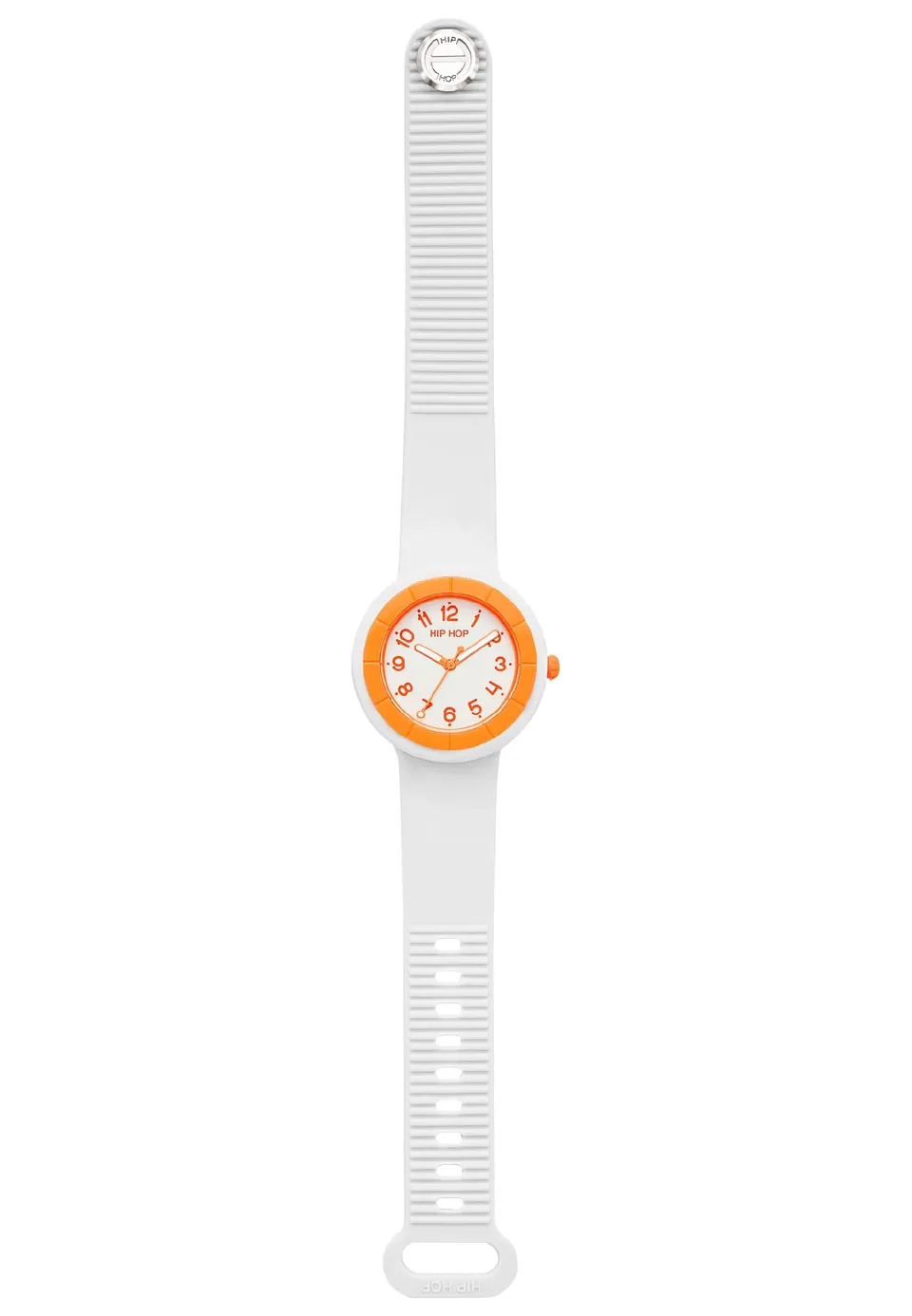 Hip Hop Hero.Dot orologio donna bianco arancione 34 mm