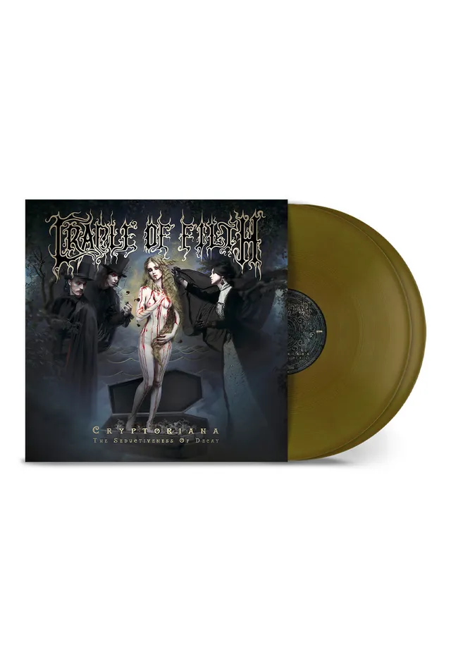 Cradle Of Filth Cryptoriana Doppio Vinile LP oro limitato