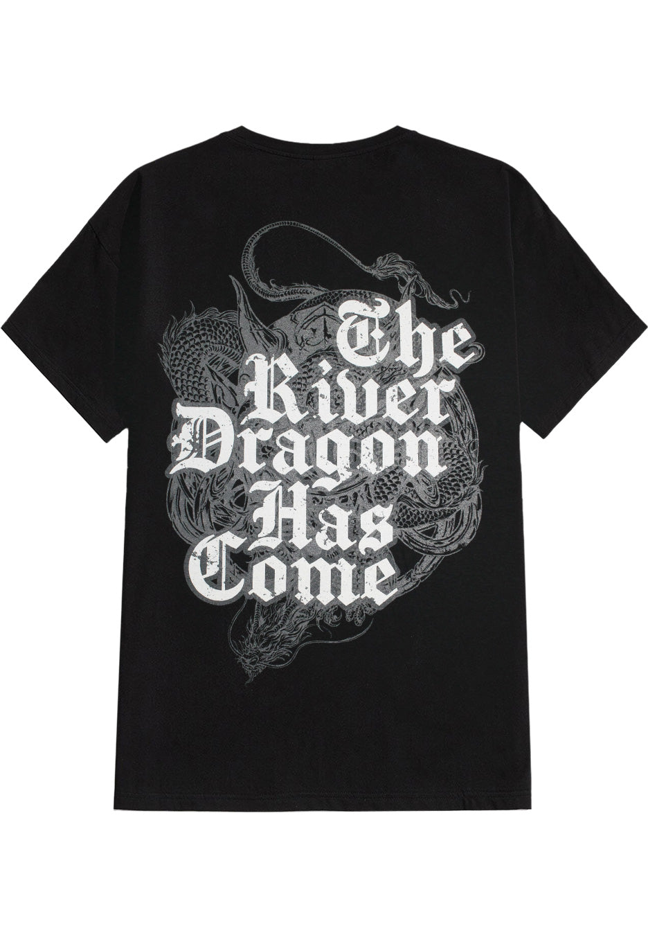 Nevermore River Dragon T-shirt nera uomo