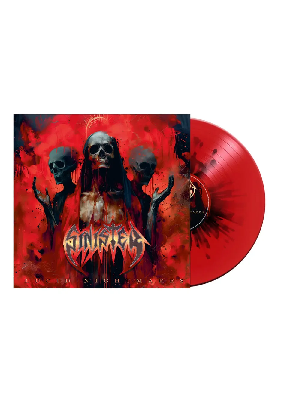 Sinister Lucid Nightmares Vinile LP Rosso Splatter Edizione Limitata