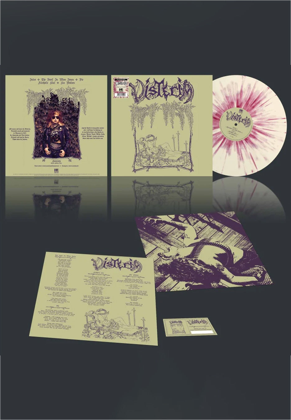 Visteria Visteria Vinile LP Bone Purple Splatter Thrash Metal