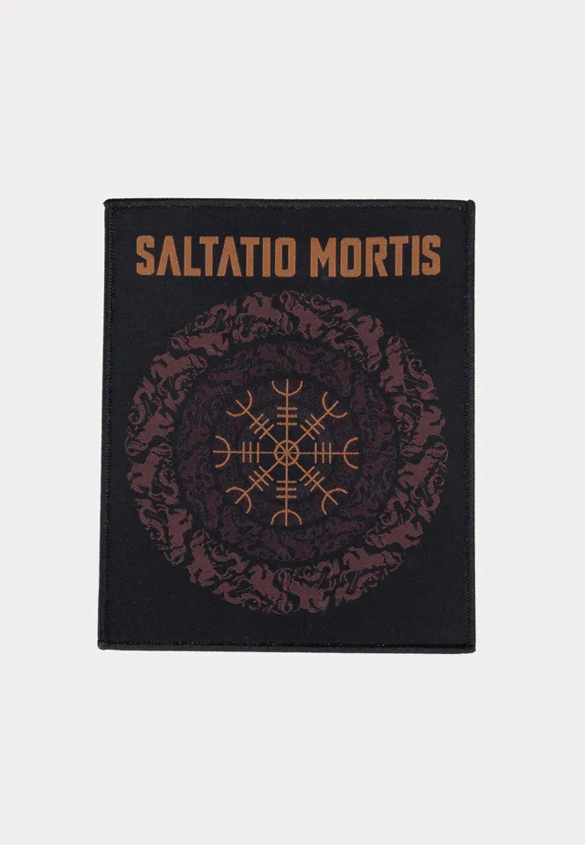 Saltatio Mortis Circle patch nera in poliestere