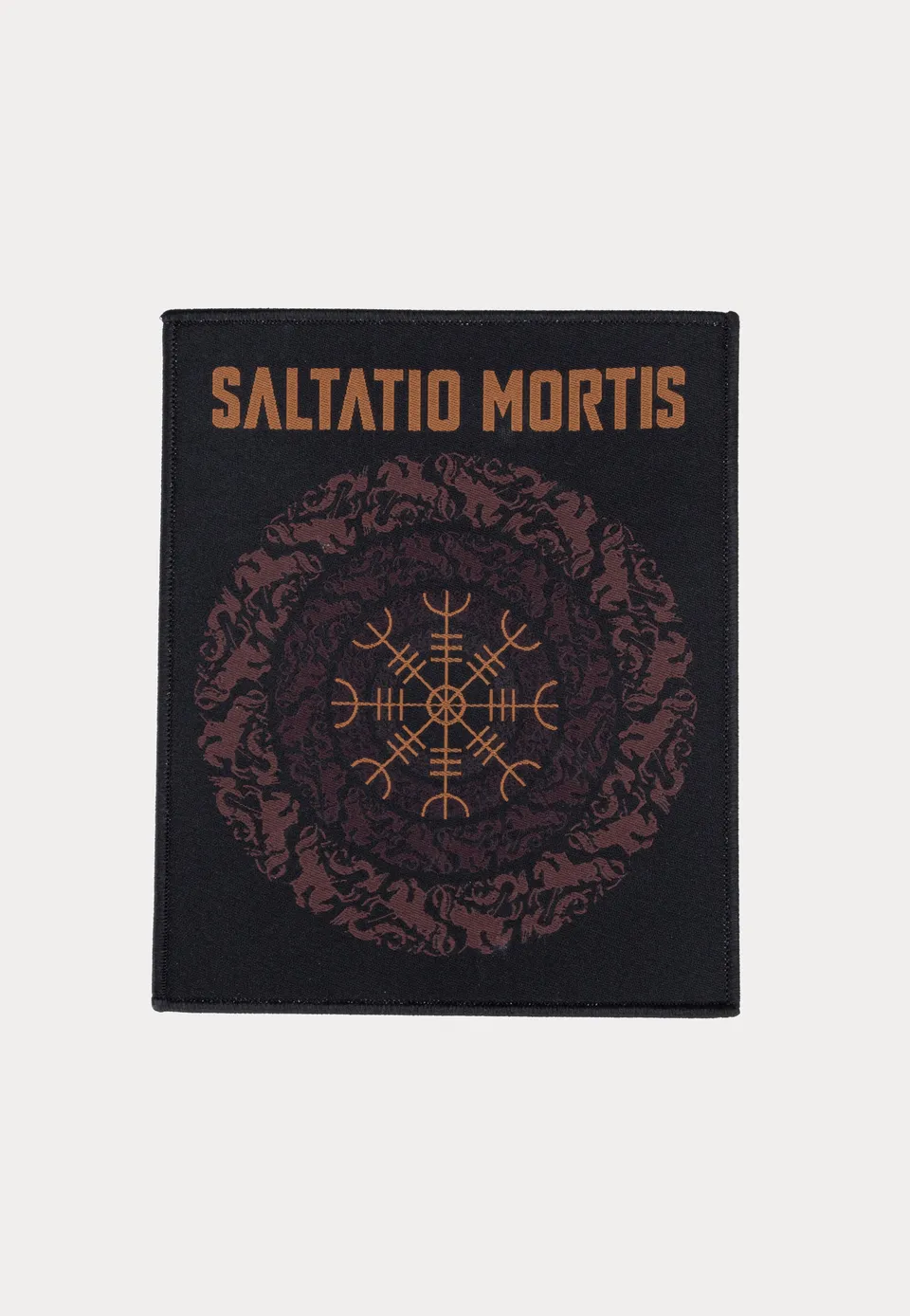 Saltatio Mortis Circle patch nera in poliestere