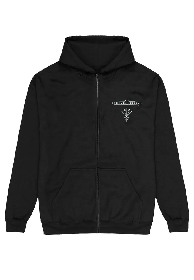The Halo Effect March Of The Unheard felpa zip nera