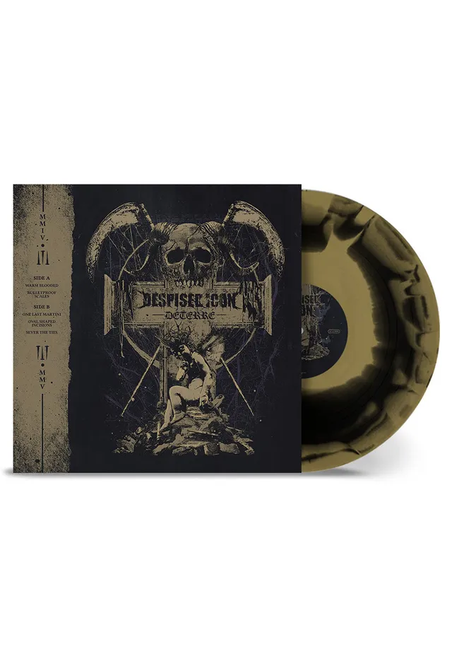 Despised Icon Déterré vinile 10 pollici oro nero swirl