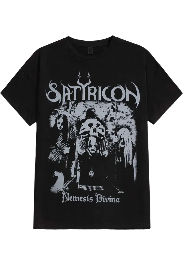 Satyricon Nemesis Reduced maglietta uomo nera taglia M black metal