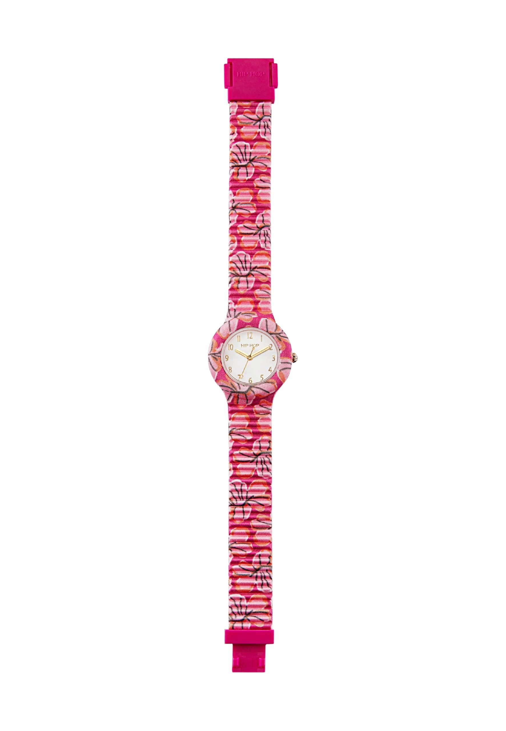 Hip Hop Bouquet orologio donna silicone 32 mm blu-bianco