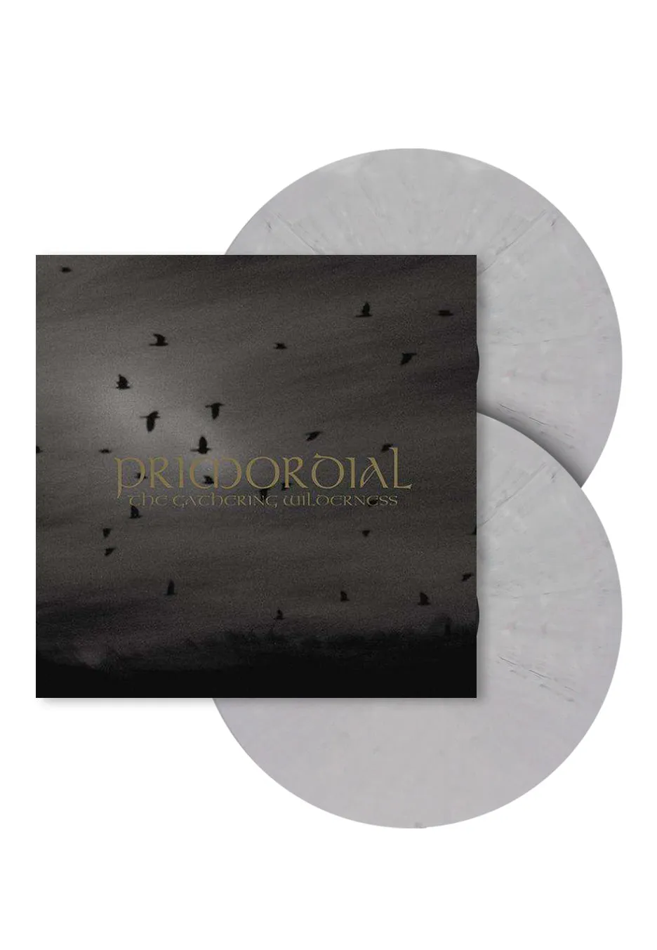 Primordial The Gathering Wilderness vinile LP grigio 2 LP