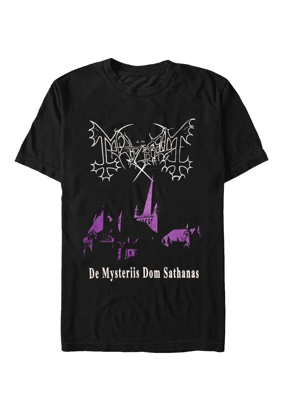 Mayhem De Mysteriis Dom Sathanas T-Shirt nera black metal