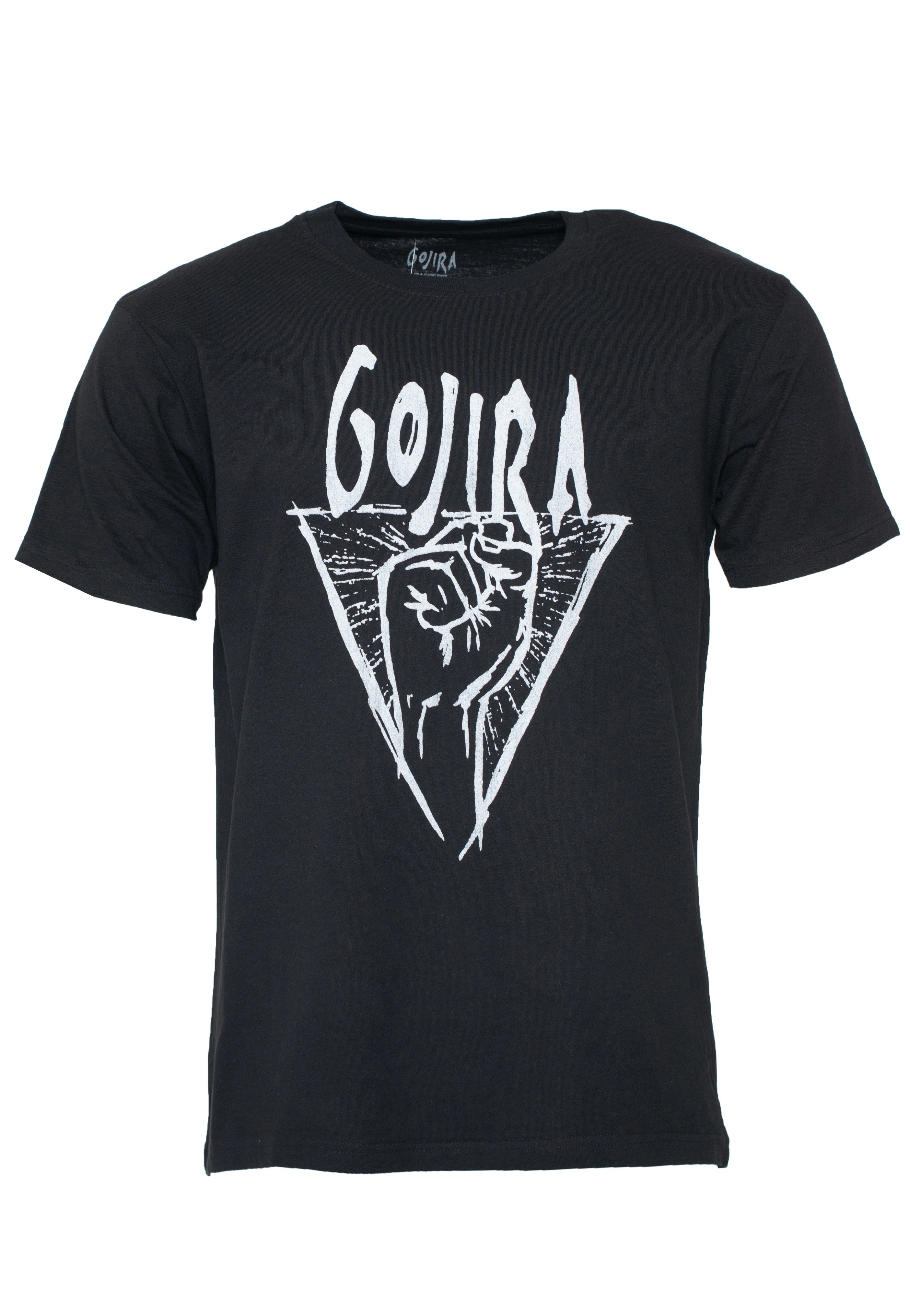 Gojira Grey Power Glove T-Shirt maglietta nera metal