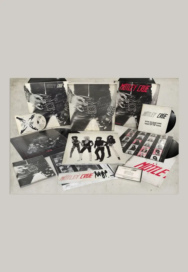 Mötley Crüe Too Fast For Love vinile boxset deluxe 45th