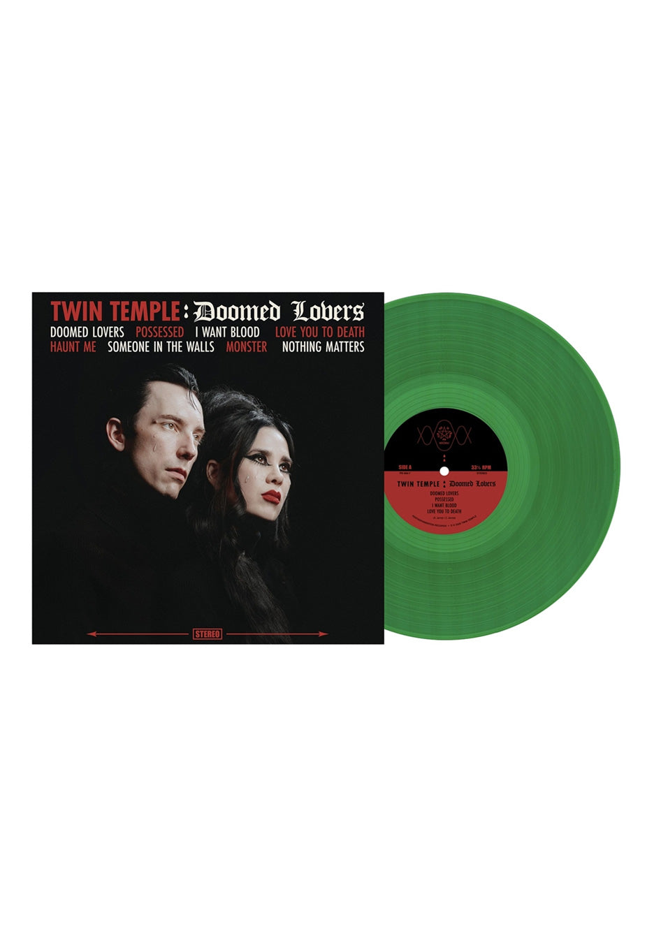 Twin Temple Doomed Lovers LP vinile verde traslucido