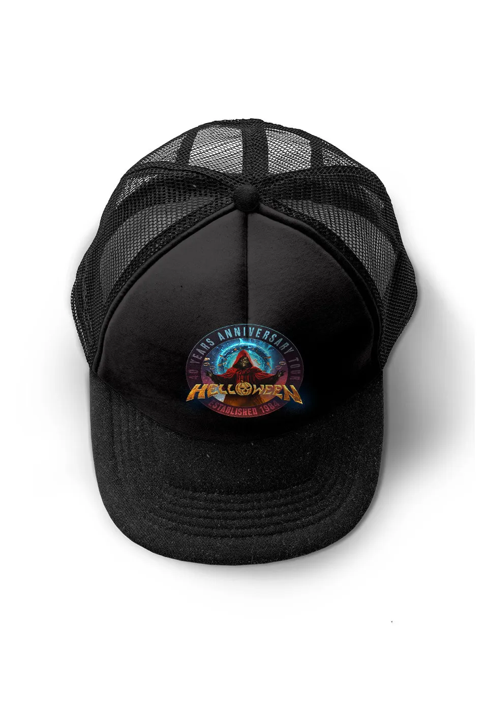 Helloween 40 Years Keeper cappellino trucker nero