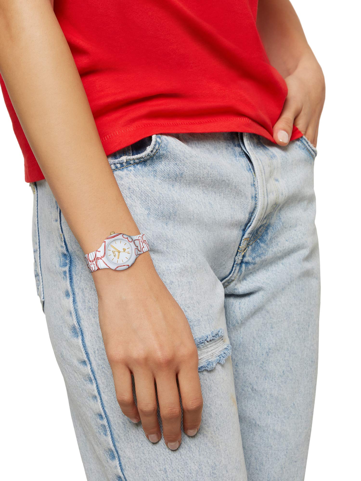 Hip Hop Hero 32 orologio donna silicone stampato 32 mm