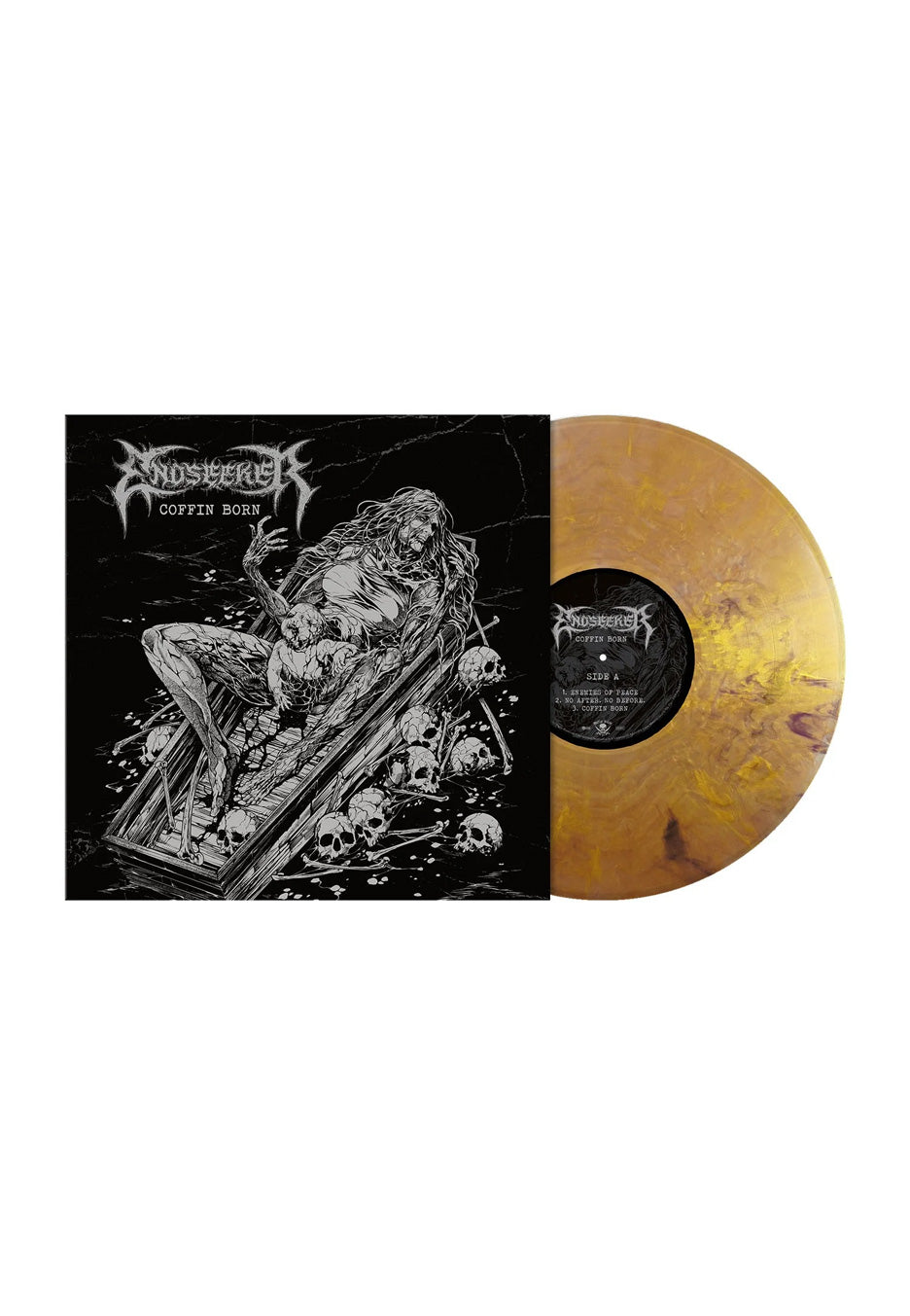 Endseeker Coffin Born EP vinile LP oro marmorizzato