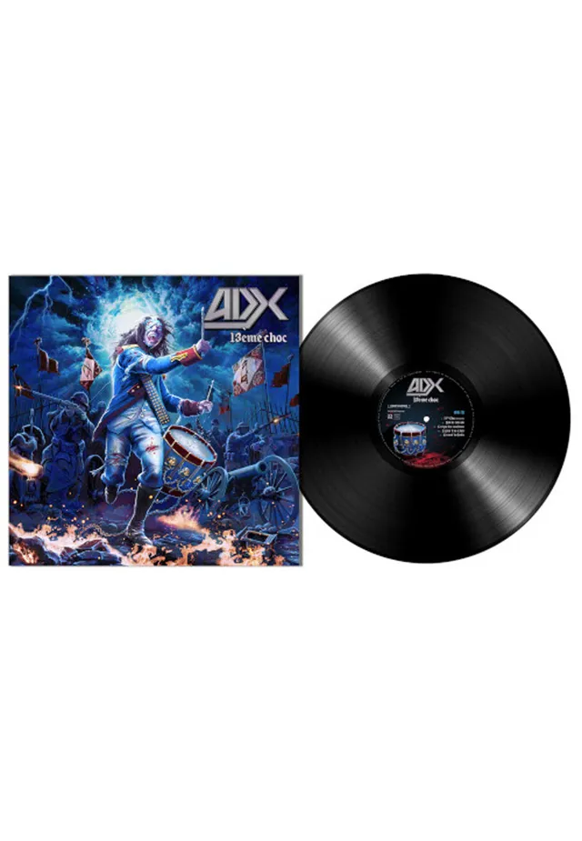 ADX 13ème Choc vinile LP heavy metal francese
