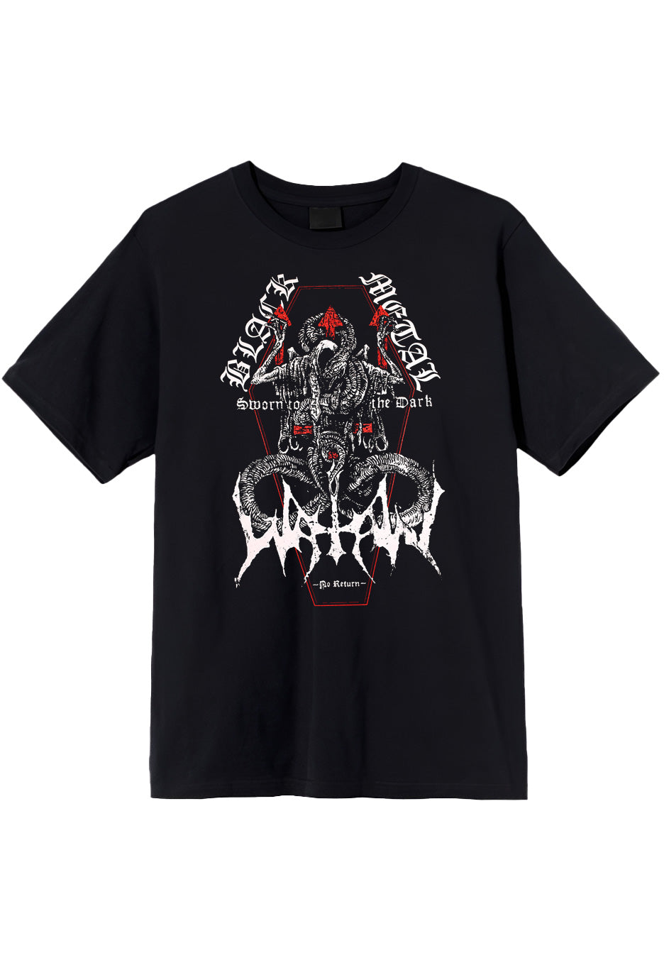 Watain Sworn Coffin T-Shirt nera taglia M black metal
